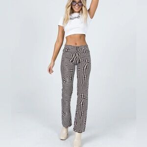 motel japan trouser optic polka pants